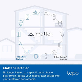 Tapo P110M WiFi Smart Plug – Energy Monitoring, MATTER Compatible, Works with Alexa, Google, Apple HomeKit, SmartThings, Device Sharing