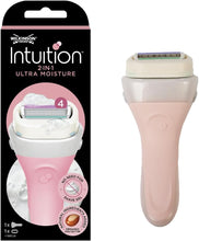 Wilkinson Sword Intuition Ultra Moisture Women’s Razor with Handle + 1 Blade Refill, No Shave Gel Needed