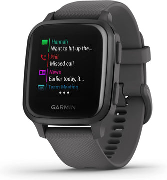 Garmin Venu Sq GPS Smartwatch with All-day Health Monitoring and Fitness Features, Built-in Sports Apps and More, Shadow Grey with Slate Bezel - 6