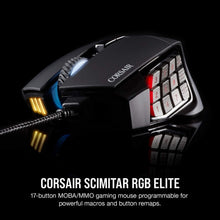 Buy Alann Trading Limited,CORSAIR SCIMITAR RGB ELITE Wired MOBA/MMO Gaming Mouse – 18,000 DPI – 17 Programmable Buttons – iCUE Compatible – PC, Mac, PS5, PS4, Xbox – Black - Gadcet UK | UK | London | Scotland | Wales| Ireland | Near Me | Cheap | Pay In 3 | Mice & Trackballs