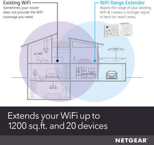 NETGEAR EX6110 WiFi Range Extender Booster – 1.2 Gbps, Compact Design, Ethernet Port, Easy Setup, White