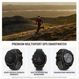 Garmin Fenix 8, 51mm AMOLED Premium Smartwatch and Sports Watch