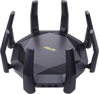 Buy ASUS,ASUS RT-AX89X (AX6000) Dual Band 12-stream WiFi 6 Extendable Gaming Router, Dual 10G Ports, Gaming Port, Mobile Game Mode, Subscription-free Network Security, Instant Guard, VPN, AiMesh Compatible - Gadcet UK | UK | London | Scotland | Wales| Near Me | Cheap | Pay In 3 | Network Cards & Adapters