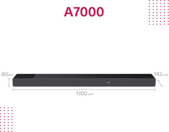 Sony HT-A7000 7.1.2ch Dolby Atmos/DTS:X Soundbar with Built-in Dual Subwoofer