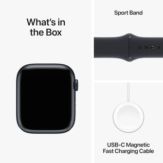 Buy Apple,Apple Watch Series 9 [GPS 45mm] Smartwatch with Midnight Aluminum Case with Midnight Sport Band S/M - Gadcet UK | UK | London | Scotland | Wales| Ireland | Near Me | Cheap | Pay In 3 | Watches