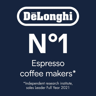 De'Longhi Rivelia EXAM440.55.B, Fully Automatic Coffee Machine with LatteCrema Hot, Automatic Milk Frother, Compact Size Bean to Cup Coffee Machine, 16 Recipes, Full Touch Coloured Display Black