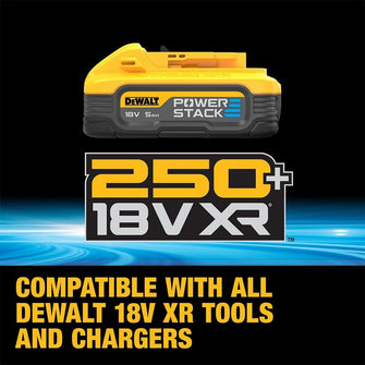 DEWALT DCK2050H2 POWERSTACK™ Twin Pack – 18V, 2x 5.0Ah Li-ion Batteries