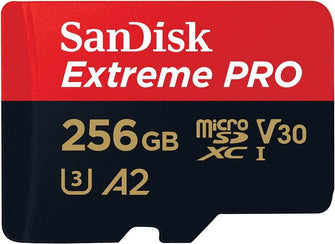 Buy SanDisk,SanDisk Extreme PRO 256GB microSDXC Card with SD Adapter and RescuePro Deluxe, A2 App Performance, Up to 200MB/s, UHS-I U3 V30, Ideal for Smartphones, Action Cameras, and Drones - Gadcet UK | UK | London | Scotland | Wales| Ireland | Near Me | Cheap | Pay In 3 | Flash Memory Cards