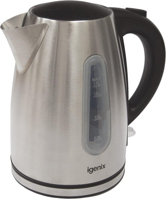 Igenix 1.7 Litre Jug Kettle - Brushed Stainless Steel