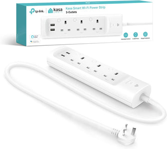 TP-Link Kasa WiFi Power Strip 3 Outlets + 2 USB Ports (KP303)