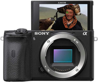 Sony Alpha 6600 - APS-C mirrorless camera (fast 0.02s autofocus, 5-axis optical image stabilization in the housing)