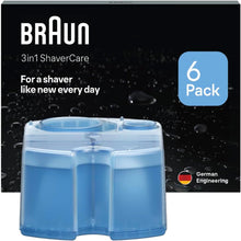 Braun 3-in-1 ShaveCare Cleaning Cartridge - 6 Pack