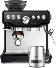 Sage - The Barista Express - Bean to Cup Coffee Machine with Grinder and Milk Frother, Black Truffle