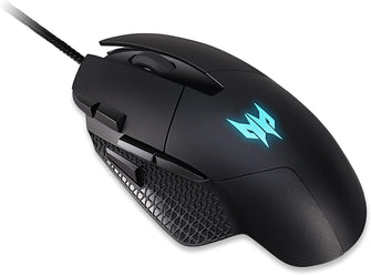 Acer Predator Cestus 315 Gaming Mouse 6500 DPI, 100 IPS Tracking, 6 Programmable Buttons, 1 ms Response Time, RGB Lighting, Black