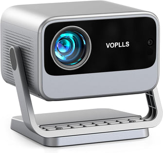 VOPLLS Smart 4K Projector - Netflix & Dolby Audio, 700 ANSI, Full HD 1080P, Auto Focus & Keystone, WiFi 6, Bluetooth, Portable, 60Hz for iOS/Android