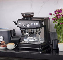 SAGE SES876BTR Barista Express Impress Bean-to-Cup Espresso Coffee Machine – Black Truffle