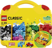 LEGO 10713 Classic Creative Suitcase - Toy Storage Case with Colourful Building Bricks, Gifts for 4+ Year Old Kids, Boys & Girls