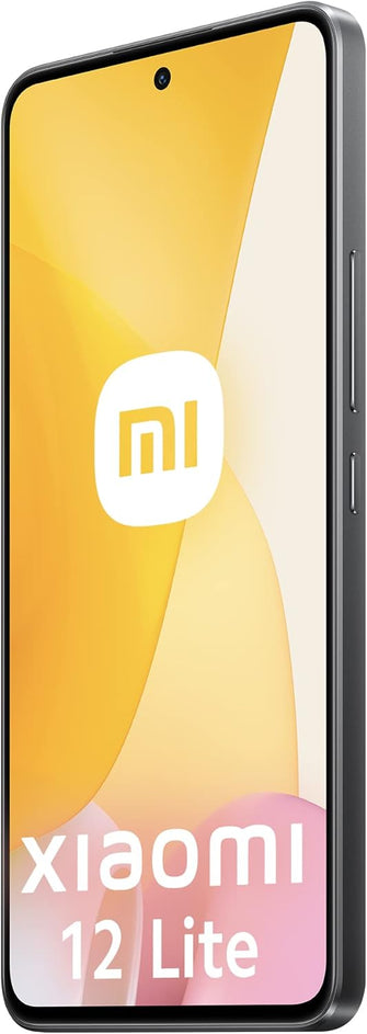 Xiaomi 12 Lite, 8GB/128GB, Black, SIM-Free, Unlocked Smartphone