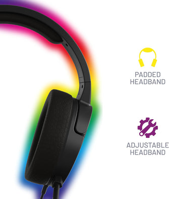 Stealth Panther LED Premium Gaming Headset, Compatible with Xbox, PS4/PS5, Switch, PC