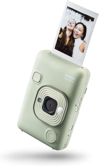 INSTAX Mini LiPlay Hybrid Instant Camera, 2.7" LCD, Micro SD, USB-C Charging, Matcha Green