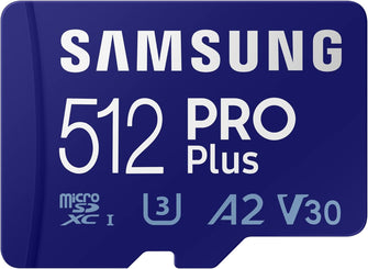 Buy Samsung,Samsung Pro Plus 512GB 4K Ready MicroSD XC Memory Card UHS-I U3 with SD Adapter - Gadcet UK | UK | London | Scotland | Wales| Ireland | Near Me | Cheap | Pay In 3 | Flash Memory Cards