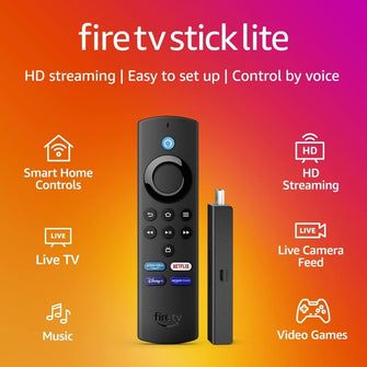 Buy Amazon,Amazon Fire TV Stick Lite with Alexa Voice Remote - Affordable HD Streaming Stick - Gadcet UK | UK | London | Scotland | Wales| Near Me | Cheap | Pay In 3 | Home Media Players