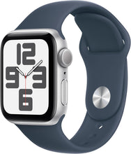 Apple Watch SE GPS 40mm Silver Aluminium Case with Midnight Sport Band