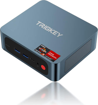 TRIGKEY S5 Mini PC - AMD Ryzen 7 Pro 5850U, 8 Cores, 16 Threads, 16GB DDR4, 500GB NVMe SSD, Up to 4.4GHz