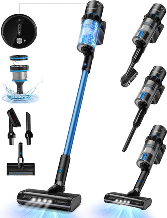 Buy Aigostar,Aigostar Cordless Vacuum Cleaner with 25KPa Powerful Suction, Lightweight Stick Vacuum for Carpet, Pet, Floor, LED Floor Lights, Anti Hair Wrap, Up to 41Mins Runtime, 250W - Willie - Gadcet UK | UK | London | Scotland | Wales| Near Me | Cheap | Pay In 3 | Vacuums
