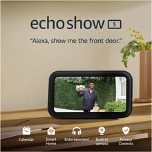 Echo Show 5 (3rd Gen) | Smart Display & Alarm Clock with Enhanced Sound, Charcoal