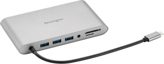 Kensington UH1440P USB-C 10-in-1 Mobile Laptop Dock – 3 USB-A Ports, 85W Power Pass-Through, Ultra HD 4K @ 30Hz, Plug & Play Hub with Cable (K33853WW)