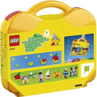 LEGO 10713 Classic Creative Suitcase - Toy Storage Case with Colourful Building Bricks, Gifts for 4+ Year Old Kids, Boys & Girls