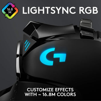Buy Logitech,Logitech G502 HERO High Performance Wired Gaming Mouse, 25K Sensor, 25,600 DPI, RGB, Adjustable Weights, 11 Programmable Buttons, On-Board Memory, PC/Mac - Black - Gadcet UK | UK | London | Scotland | Wales| Near Me | Cheap | Pay In 3 | Keyboard & Mouse