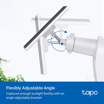 Tapo Solar Panel, Flexibly Installed and Angle Adjustment, High-Efficiency 45min Solar Charging for Full Day Usage, IP65 Weatherproof, Works with All Tapo Battery-powered cameras (Tapo A201)