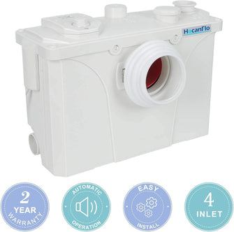 Buy HOCANFLO,Hocanflo 700W Sewerage Pump Macerator Toilet Waste Water Pump For Toilet Sink - Gadcet UK | UK | London | Scotland | Wales| Ireland | Near Me | Cheap | Pay In 3 | Bathroom Accessories