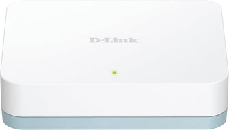 D-Link DGS-1005D 5-Port Gigabit Desktop Switch – Fanless, Plug & Play, Internet Splitter, UK Model