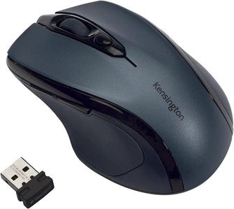 Buy Kensington,Kensington Pro Fit Wireless Mouse - Mid-Sized 5-Button Optical Home Office Wireless Mouse with Ergonomic Right-Handed Shape and Plug & Play Set Up - Compatible with Windows & MacOS - Grey - Gadcet UK | UK | London | Scotland | Wales| Ireland | Near Me | Cheap | Pay In 3 | Mice & Trackballs