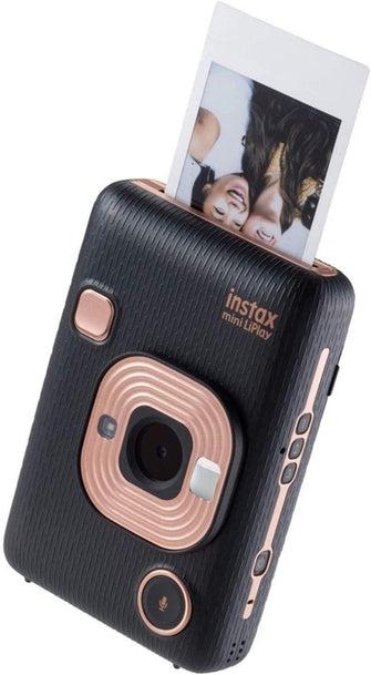 Buy Instax,instax mini LiPlay 2-in-1 hybrid instant photo camera and printer with 2.7 inch LCD screen, mini film formT, ELEGANT BLACK - Gadcet UK | UK | London | Scotland | Wales| Near Me | Cheap | Pay In 3 | Camera Accessories