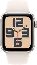 Apple Watch SE 2nd Gen (GPS) 40mm Smartwatch with Starlight Aluminium Case With White Strap