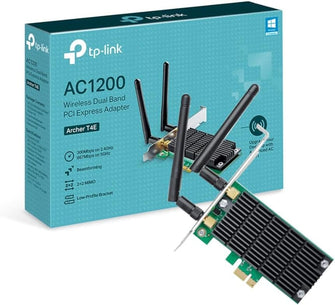 Buy TP-Link,TP-Link AC1200 Dual Band Wireless PCI Express Adapter with Two Antennas, PCIe Network Interface Card for Desktop, Low-Profile Bracket Included, Supports Windows 11/10/8.1/8/XP (32/64 bit)(Archer T4E) - Gadcet  | UK | London | Scotland | Wales| Near Me | Cheap | Pay In 3 | Network Cards & Adapters