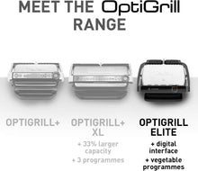 Tefal OptiGrill Elite GC750D40 Intelligent Health Grill – 2000W, 4-6 Portions, Black & Stainless Steel