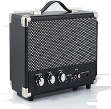 Buy GPO,GPO Westwood Retro Bluetooth Speakers, 25 Watt Portable Speaker with Subwoofer, RCA input, Retro Grille, Carry Handle, Black - Gadcet UK | UK | London | Scotland | Wales| Near Me | Cheap | Pay In 3 | Bluetooth Speakers
