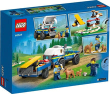 LEGO 60369 City Mobile Police Dog Training Set - SUV Toy Car with Trailer, Obstacle Course, Puppy Figures, Animal Playset for Boys & Girls Aged 5+