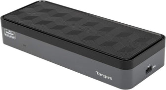 Targus Universal Docking Station, USB-C, Quad 4K (QV4K), Supports Four DisplayPort and HDMI Monitors with 100W Power Delivery - Black