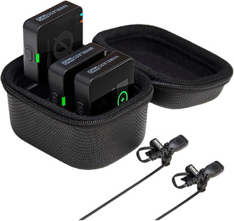 RØDE Wireless PRO Compact Wireless Microphone System with Timecode, 32-Bit Float Recording, 2 Lavalier Mics, Smart Charge Case