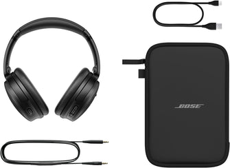 Bose QuietComfort SC Wireless Noise Cancelling Headphones, Bluetooth Over Ear Headphones with Up To 24 Hours of Battery Life, with Soft Case, Black - 6