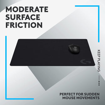 Buy Logitech,Logitech G G640 Large Cloth Gaming Mouse Pad, Optimised for Gaming Sensors, Moderate Surface Friction, Non-Slip Mouse Mat, Mac and PC Gaming Accessories, 460 x 400 x 3 mm - Gadcet.com | UK | London | Scotland | Wales| Ireland | Near Me | Cheap | Pay In 3 | Desktop Computers