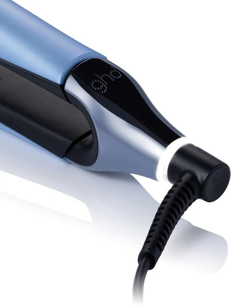 ghd Chronos Hair Straighteners – Icy Blue, Iced Luxe Vanity Case, 3X Faster Styling, 85% More Shine, 24-Hour HD Results, Limited Edition, UK Plug