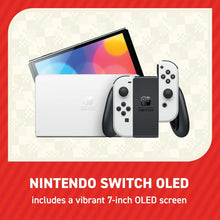 Nintendo Switch OLED Model (White) with Super Mario Bros. Wonder Pre-Installed + 12-Month Switch Online Subscription Code