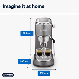 Buy De'Longhi,De'Longhi EC885.GY Dedica Arte Espresso Coffee Machine - Gadcet UK | UK | London | Scotland | Wales| Near Me | Cheap | Pay In 3 | Coffee Makers & Espresso Machines